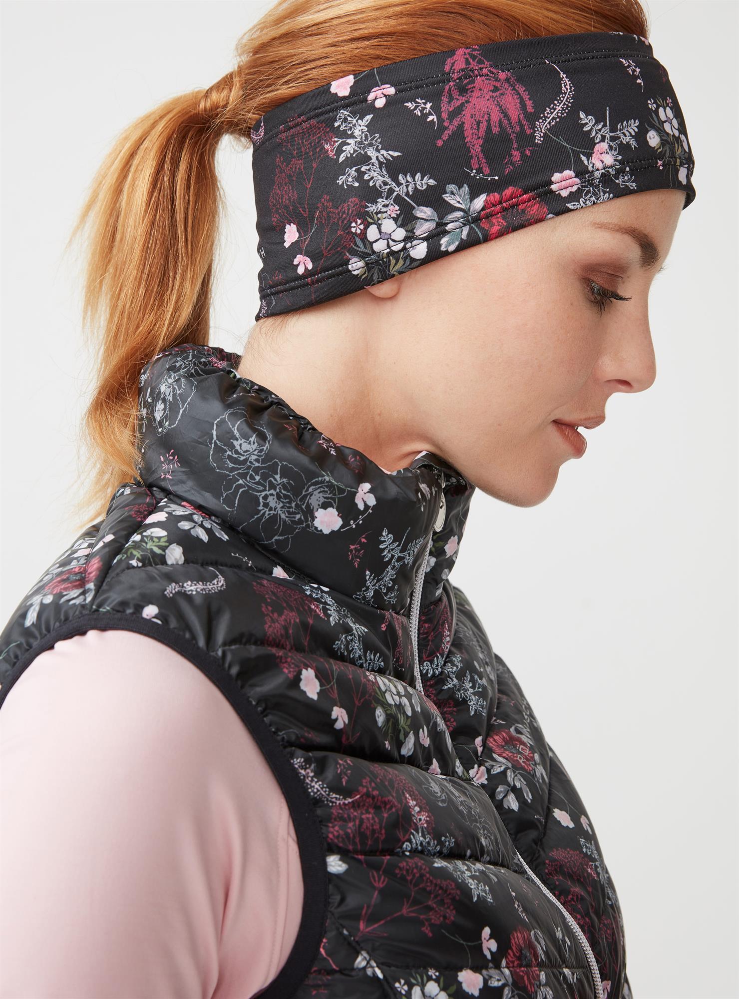 Rohnisch Ladies Light Down Gilet Pink Garden